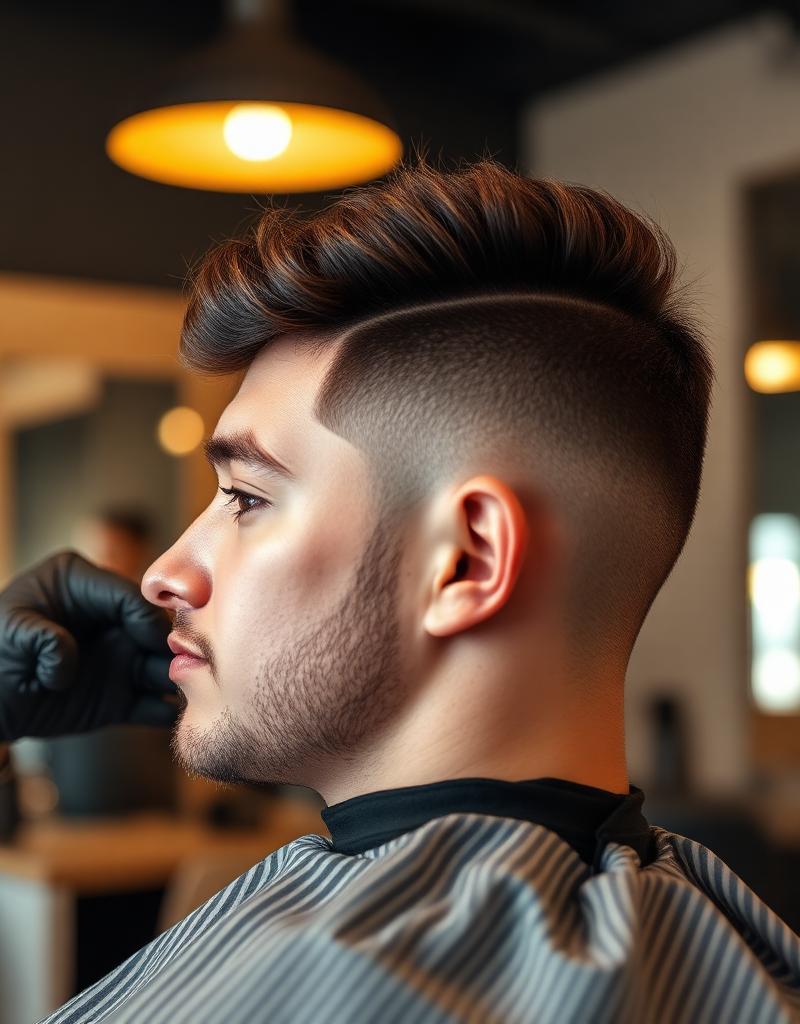 Fresh fade haircut